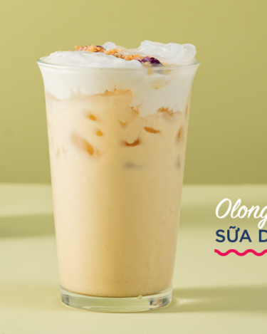 Trà sữa olong dừa 